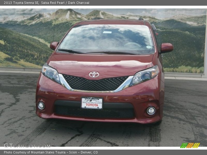 Salsa Red Pearl / Dark Charcoal 2013 Toyota Sienna SE