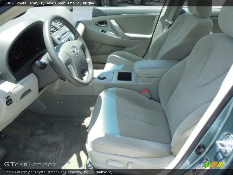 Aloe Green Metallic / Bisque 2009 Toyota Camry LE