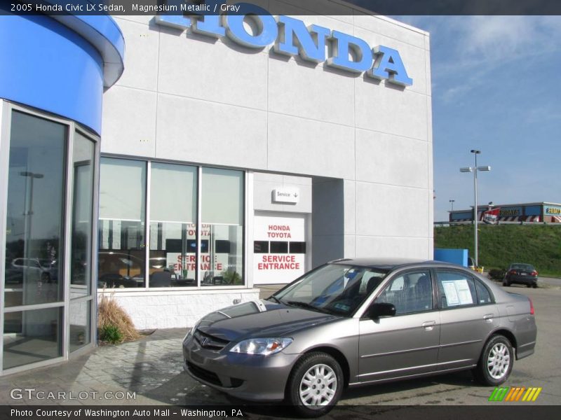 Magnesium Metallic / Gray 2005 Honda Civic LX Sedan