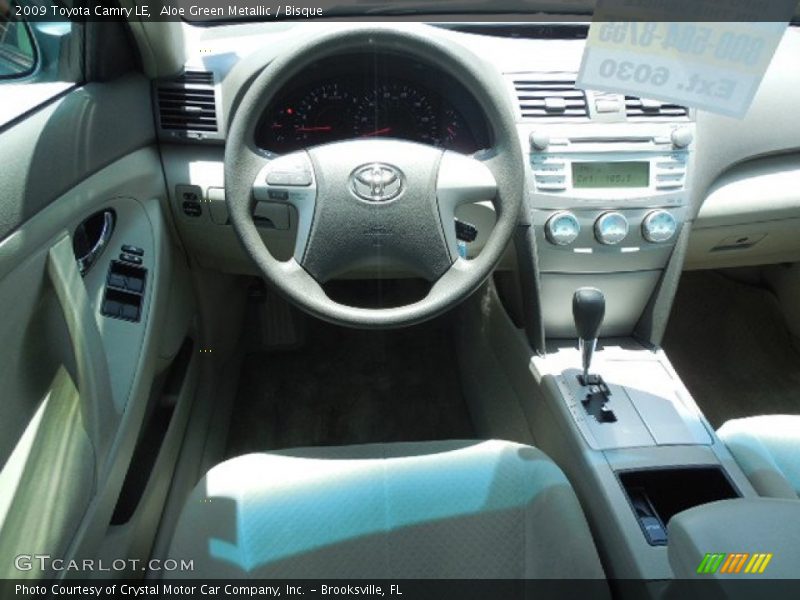 Aloe Green Metallic / Bisque 2009 Toyota Camry LE