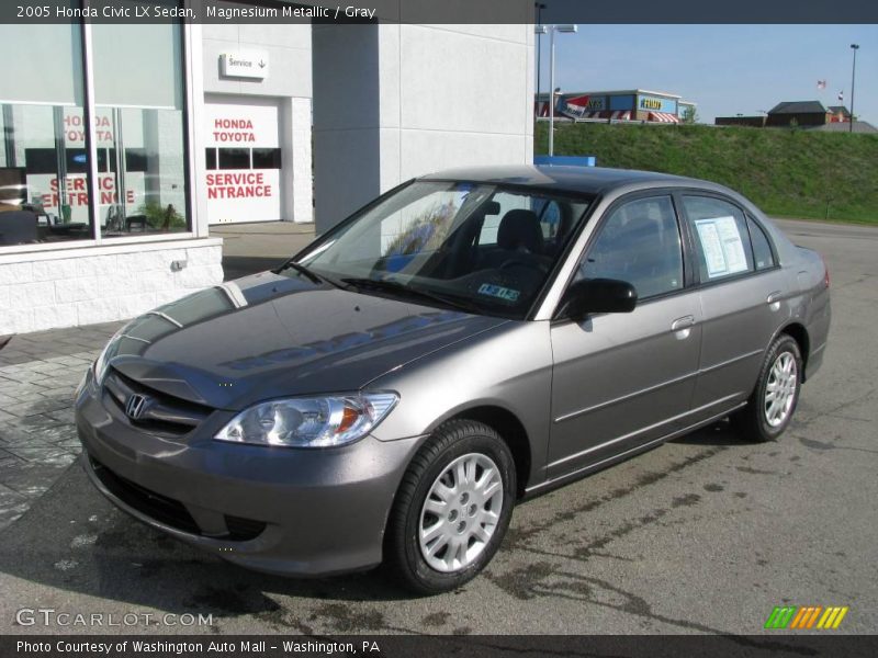Magnesium Metallic / Gray 2005 Honda Civic LX Sedan