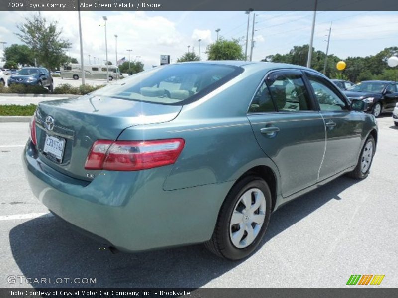 Aloe Green Metallic / Bisque 2009 Toyota Camry LE
