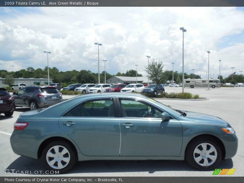 Aloe Green Metallic / Bisque 2009 Toyota Camry LE