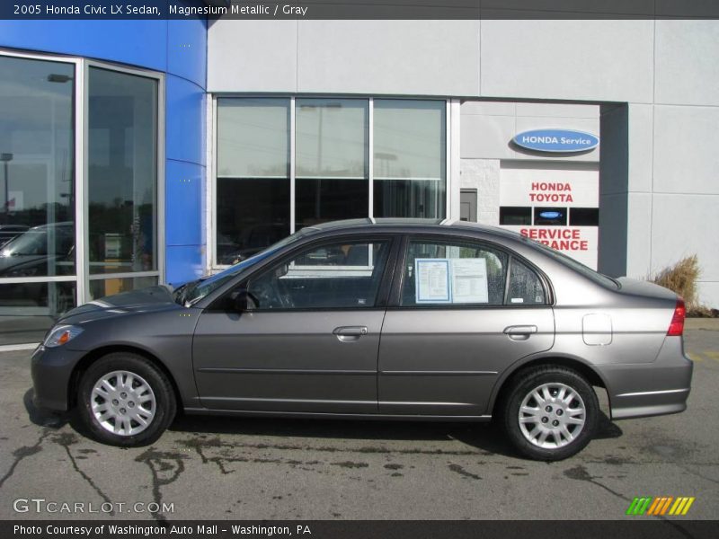 Magnesium Metallic / Gray 2005 Honda Civic LX Sedan