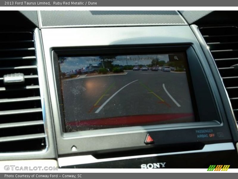 Ruby Red Metallic / Dune 2013 Ford Taurus Limited
