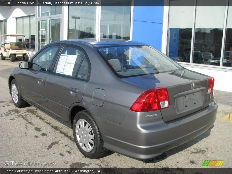Magnesium Metallic / Gray 2005 Honda Civic LX Sedan