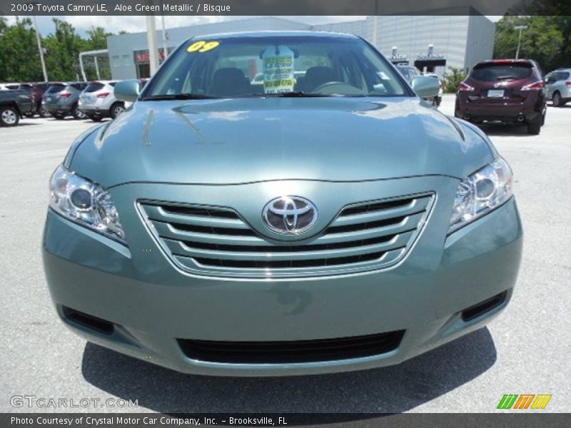 Aloe Green Metallic / Bisque 2009 Toyota Camry LE