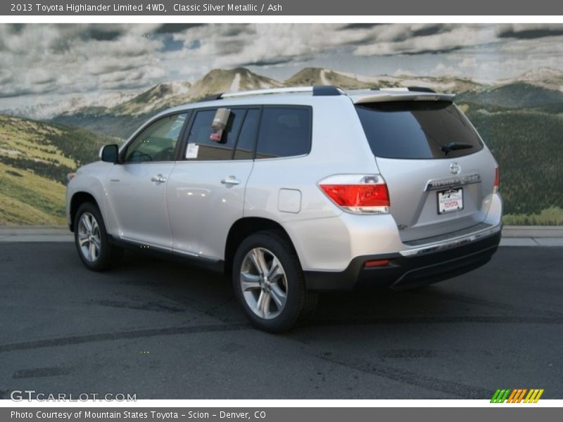 Classic Silver Metallic / Ash 2013 Toyota Highlander Limited 4WD