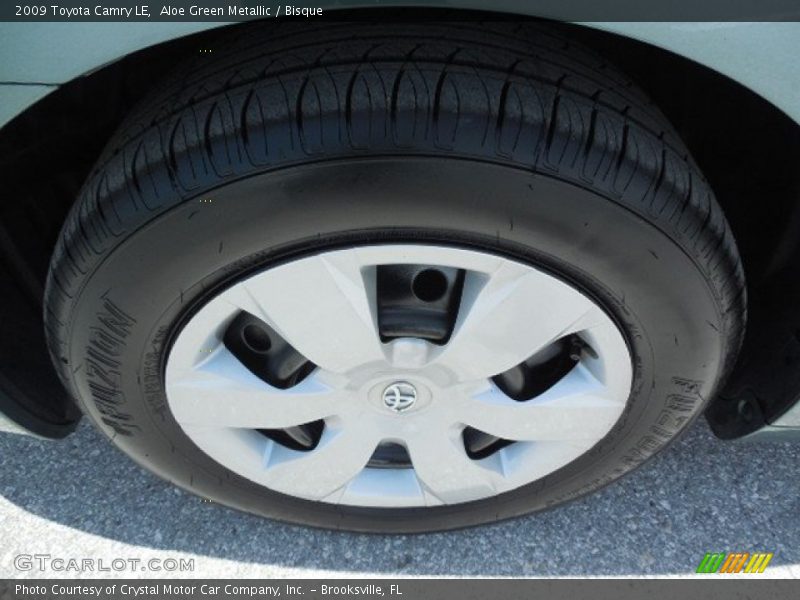 Aloe Green Metallic / Bisque 2009 Toyota Camry LE