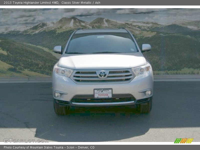 Classic Silver Metallic / Ash 2013 Toyota Highlander Limited 4WD