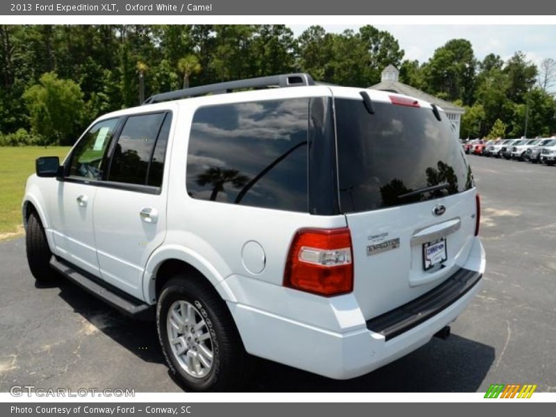 Oxford White / Camel 2013 Ford Expedition XLT