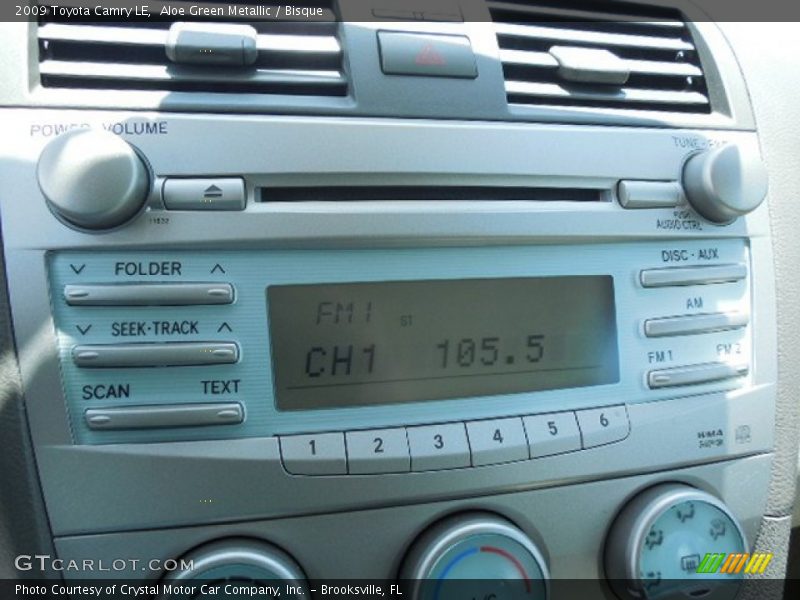 Aloe Green Metallic / Bisque 2009 Toyota Camry LE