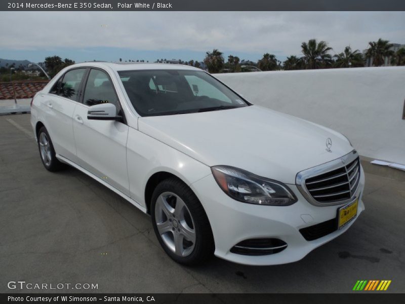 Polar White / Black 2014 Mercedes-Benz E 350 Sedan