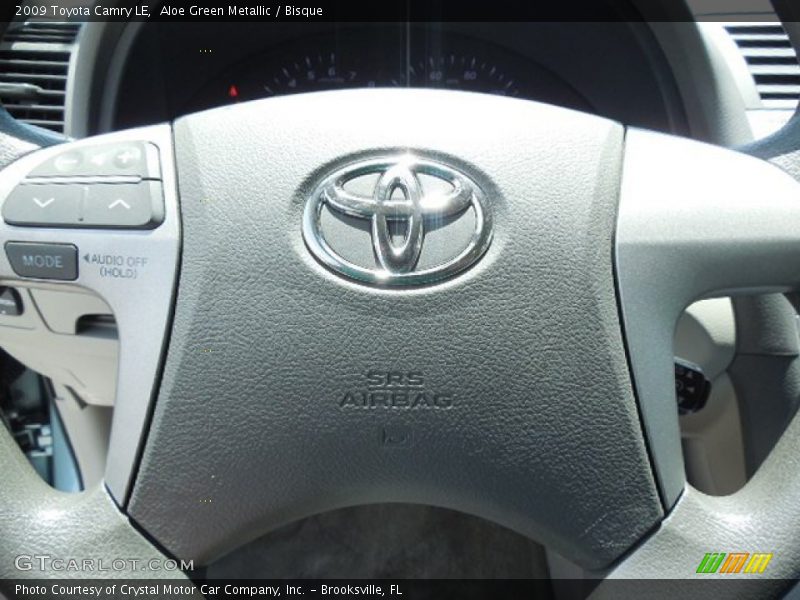 Aloe Green Metallic / Bisque 2009 Toyota Camry LE