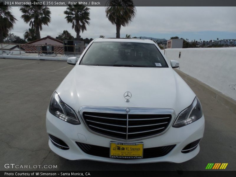Polar White / Black 2014 Mercedes-Benz E 350 Sedan