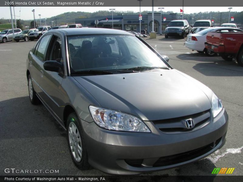 Magnesium Metallic / Gray 2005 Honda Civic LX Sedan