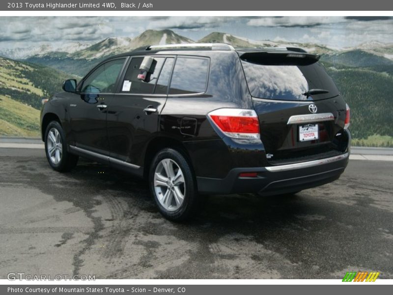 Black / Ash 2013 Toyota Highlander Limited 4WD