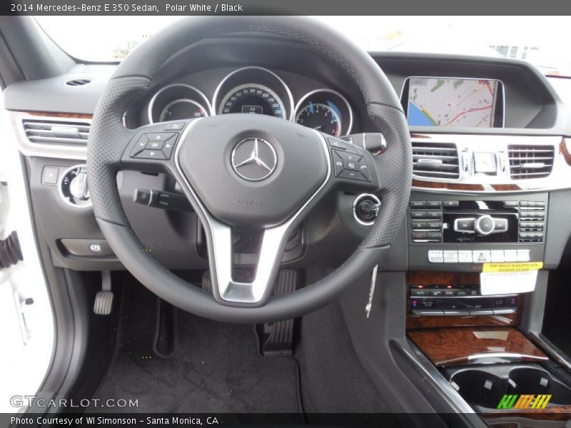 Polar White / Black 2014 Mercedes-Benz E 350 Sedan
