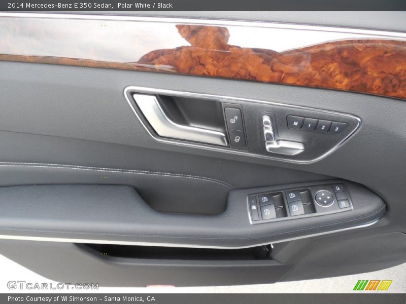 Polar White / Black 2014 Mercedes-Benz E 350 Sedan