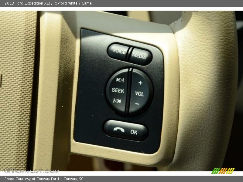 Oxford White / Camel 2013 Ford Expedition XLT