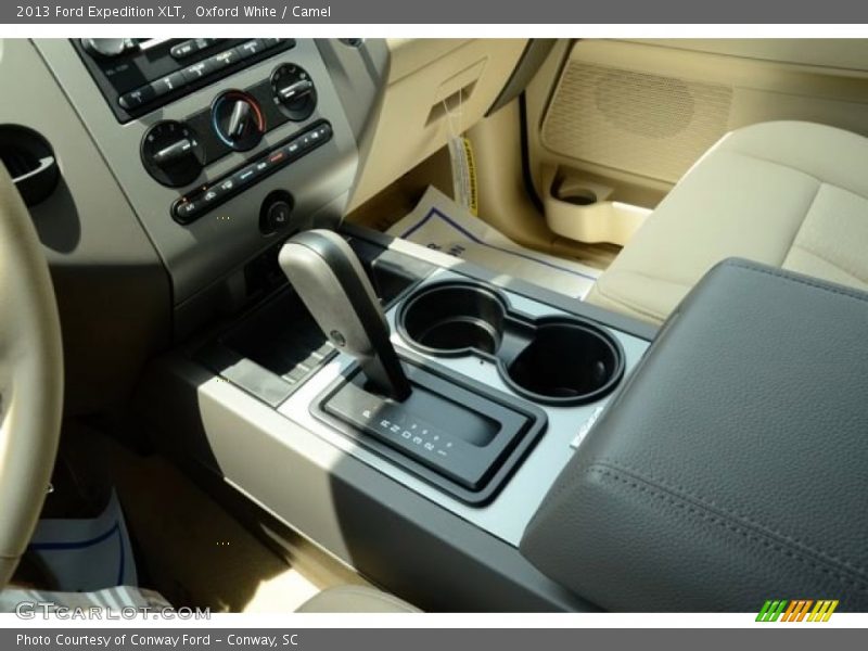 Oxford White / Camel 2013 Ford Expedition XLT