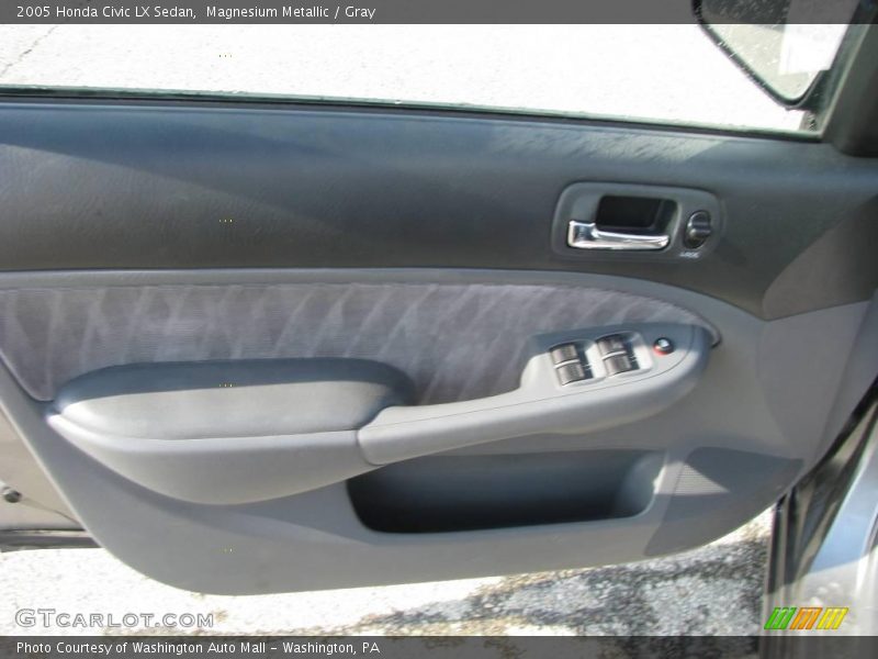 Magnesium Metallic / Gray 2005 Honda Civic LX Sedan