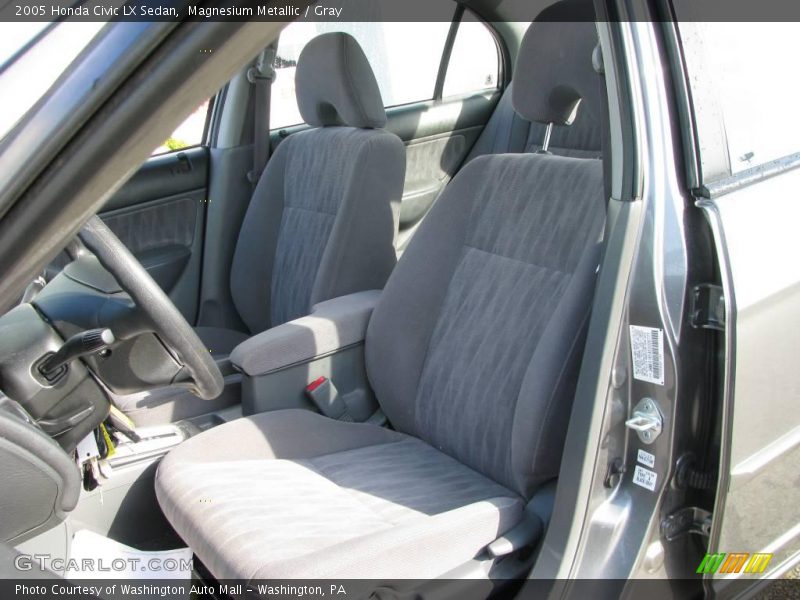 Magnesium Metallic / Gray 2005 Honda Civic LX Sedan