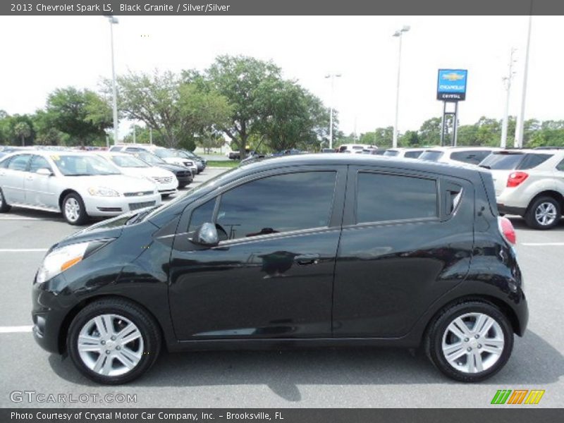 Black Granite / Silver/Silver 2013 Chevrolet Spark LS