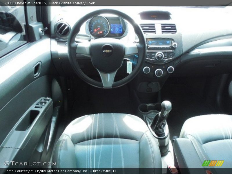 Black Granite / Silver/Silver 2013 Chevrolet Spark LS