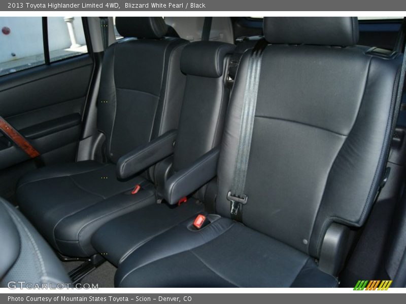 Blizzard White Pearl / Black 2013 Toyota Highlander Limited 4WD