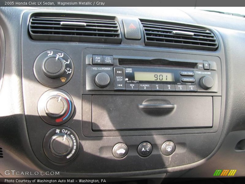 Magnesium Metallic / Gray 2005 Honda Civic LX Sedan
