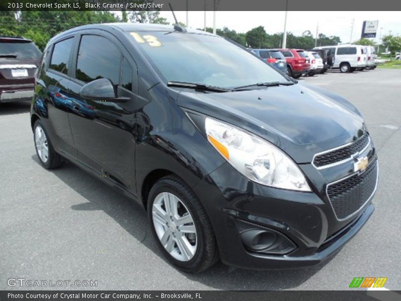 Black Granite / Silver/Silver 2013 Chevrolet Spark LS