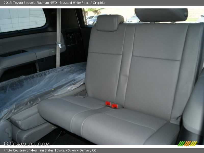 Blizzard White Pearl / Graphite 2013 Toyota Sequoia Platinum 4WD