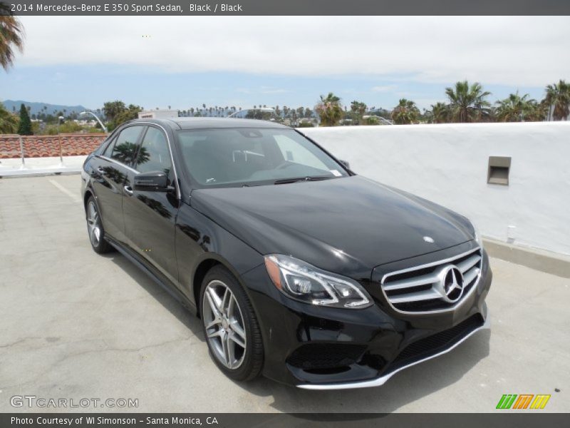 Black / Black 2014 Mercedes-Benz E 350 Sport Sedan