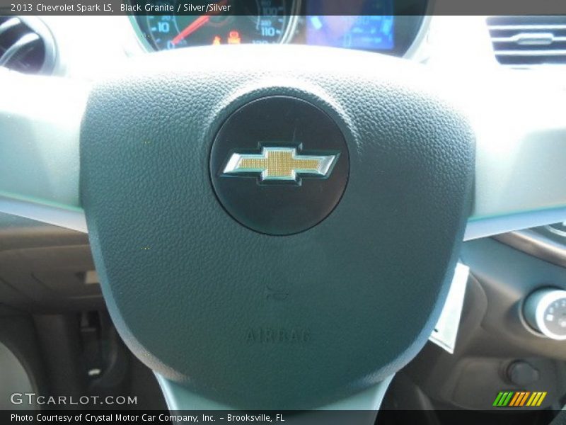 Black Granite / Silver/Silver 2013 Chevrolet Spark LS