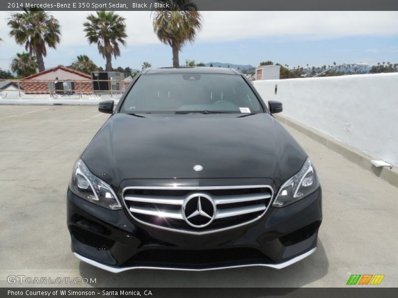 Black / Black 2014 Mercedes-Benz E 350 Sport Sedan