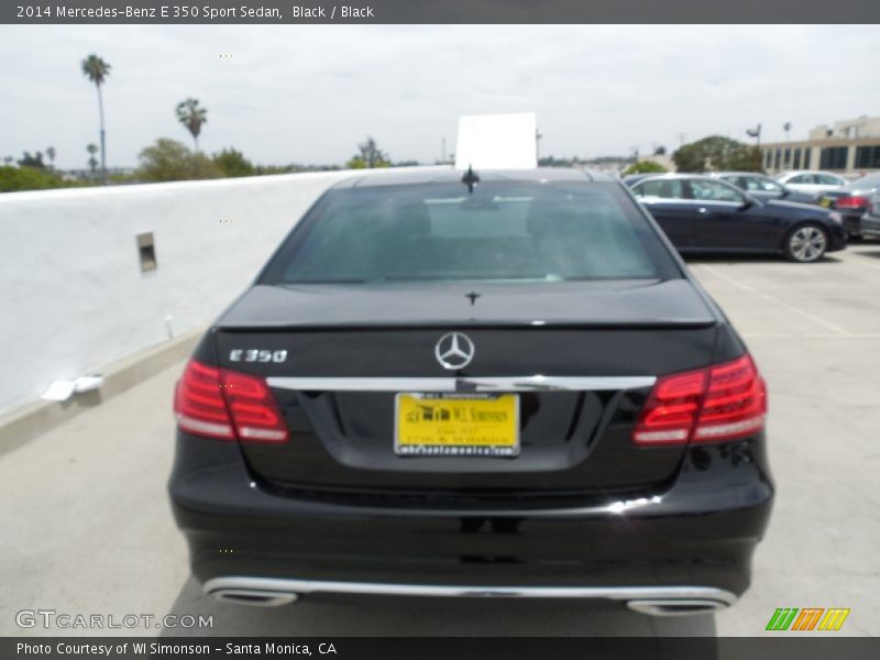 Black / Black 2014 Mercedes-Benz E 350 Sport Sedan