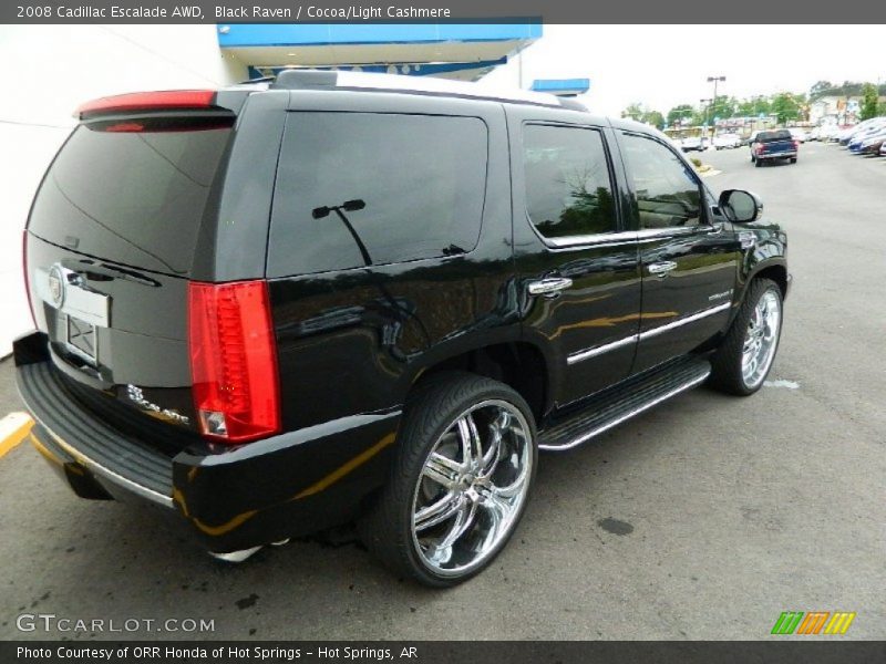 Black Raven / Cocoa/Light Cashmere 2008 Cadillac Escalade AWD