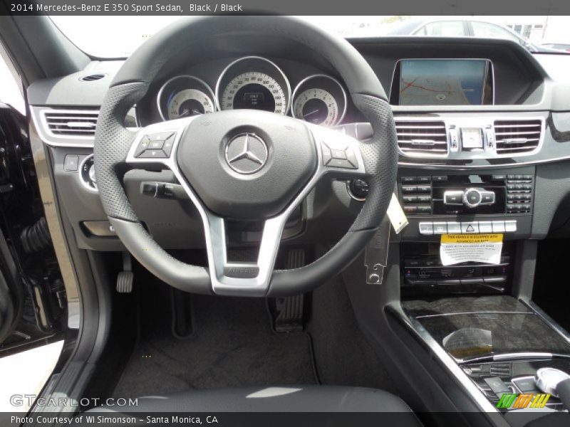 Black / Black 2014 Mercedes-Benz E 350 Sport Sedan