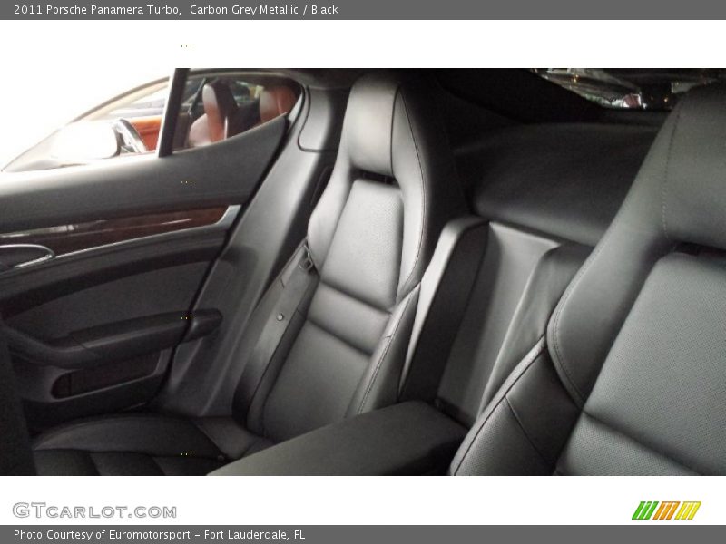 Carbon Grey Metallic / Black 2011 Porsche Panamera Turbo
