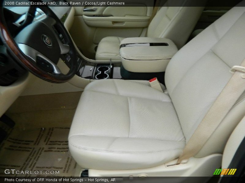 Black Raven / Cocoa/Light Cashmere 2008 Cadillac Escalade AWD