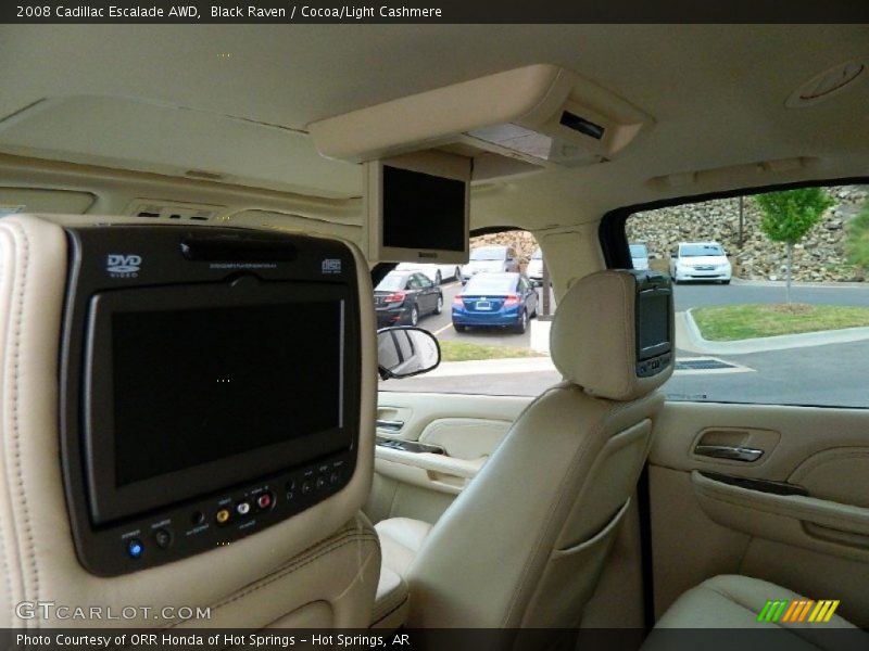 Black Raven / Cocoa/Light Cashmere 2008 Cadillac Escalade AWD
