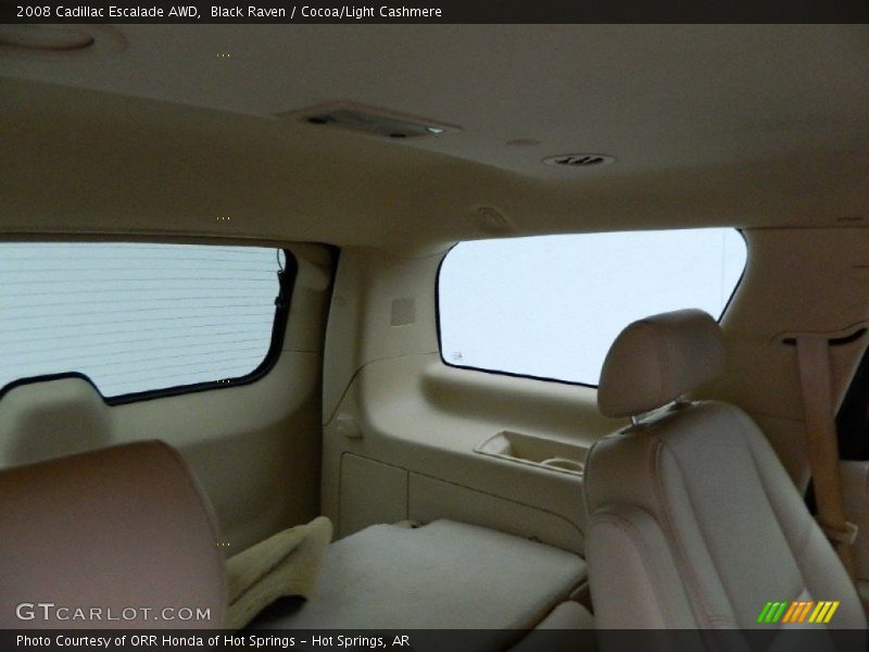 Black Raven / Cocoa/Light Cashmere 2008 Cadillac Escalade AWD