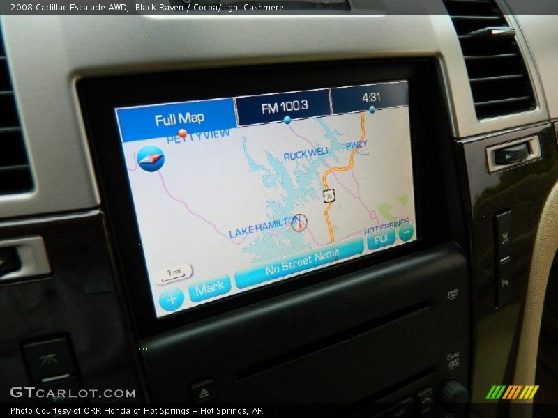 Black Raven / Cocoa/Light Cashmere 2008 Cadillac Escalade AWD