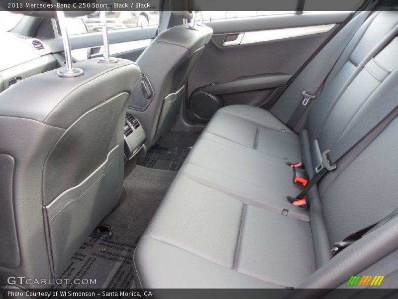 Black / Black 2013 Mercedes-Benz C 250 Sport