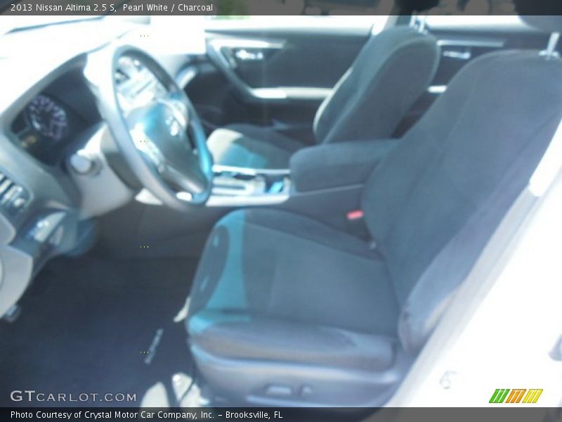 Pearl White / Charcoal 2013 Nissan Altima 2.5 S