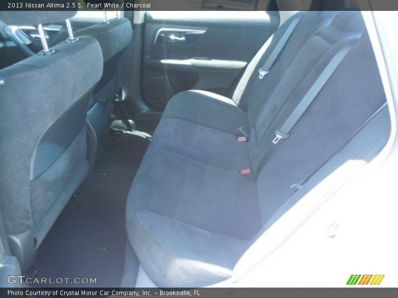 Pearl White / Charcoal 2013 Nissan Altima 2.5 S
