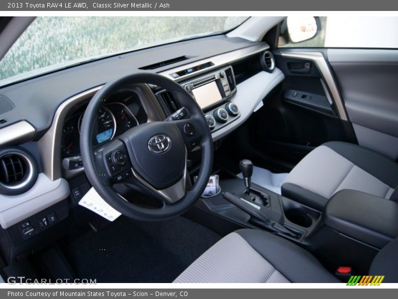 Classic Silver Metallic / Ash 2013 Toyota RAV4 LE AWD