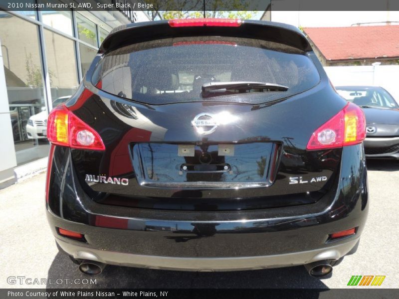 Super Black / Beige 2010 Nissan Murano SL AWD