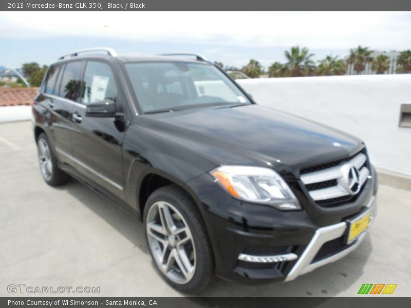 Black / Black 2013 Mercedes-Benz GLK 350